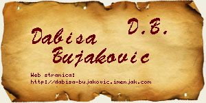 Dabiša Bujaković vizit kartica